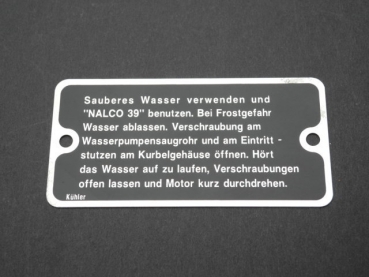 Kühlerschild für Hanomag Typ R 45 - R 460