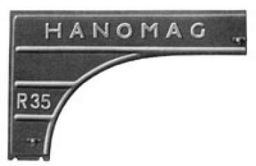 Seitenteil R 35, links für Hanomag Typ R35