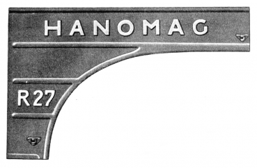 Seitenteil R 27, rechts für Hanomag Typ R27