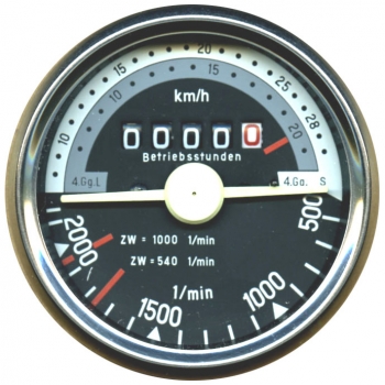 Traktormeter für Fendt,  F 231 GT