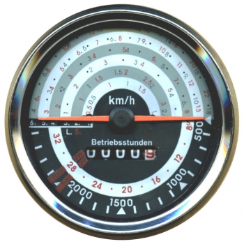 Traktormeter für Fendt, Farmer Serie, 100,0 mm, 8-32 km/h, Farmer 2, 3, 4, 103, 104, 105, 106, 108