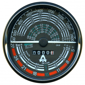 Traktormeter, für Hanomag Typ Brillant 600 / 601, Brillant 700 / 701, Robust 900 / 901