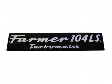 Motorhaubenschild für Fendt Typ Farmer 104 LS