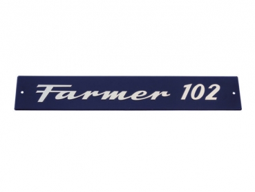Motorhaubenschild für Fendt Typ Farmer 102