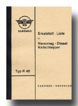 Ersatzteilliste für Hanomag Typ R 45