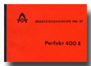 Ersatzteilliste für Hanomag Typ Perfekt 400 E