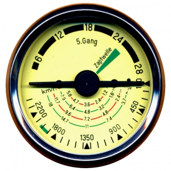 Traktormeter , 80,0 mm, für Hanomag Typ R 324, R 324 E, R 324 S Granit 332 Brillant R 442 Robust R 442/50