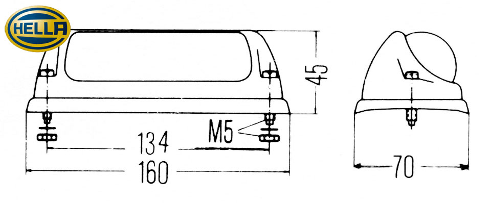 Theopold-Parts - Blinkleuchte, Blink-Positionsleuchte Hella für  