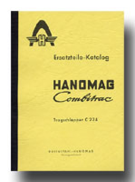 Ersatzteilliste  für Hanomag Typ C 224