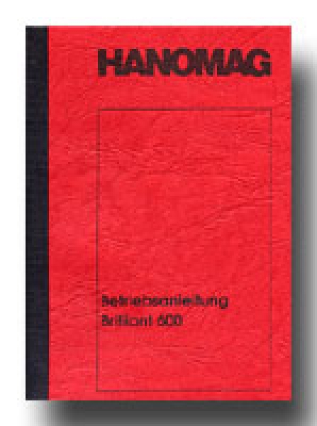 Betriebsanleitungfür Hanomag Typ  Brillant 600/601