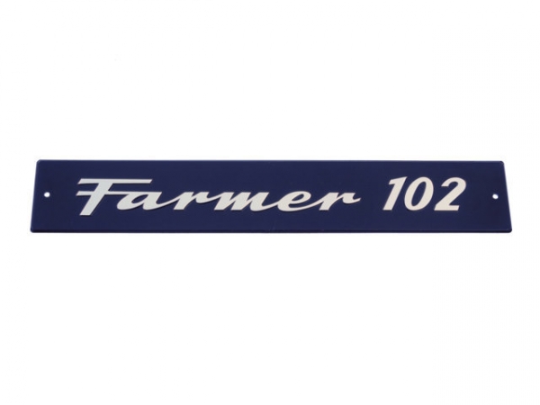Motorhaubenschild für Fendt Typ Farmer 102